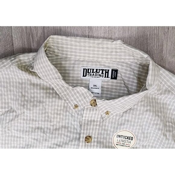 NWT Duluth Trading Co Armachillo Relaxed Fit Short Sleeve Shirt 3XL Button Down - Picture 3 of 7